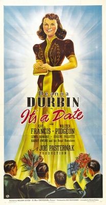 It's a Date movie poster (1940) wood print