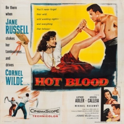 Hot Blood movie poster (1956) Longsleeve T-shirt
