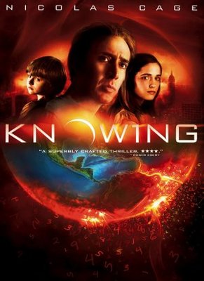 Knowing movie poster (2009) wood print