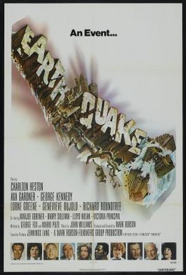 Earthquake movie poster (1974) metal framed poster