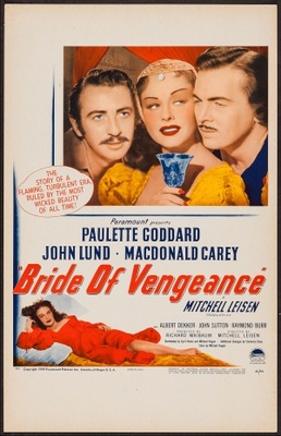 Bride of Vengeance movie poster (1949) tote bag