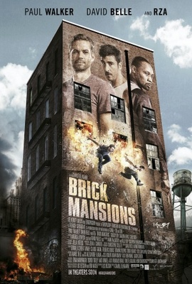Brick Mansions movie poster (2014) canvas poster