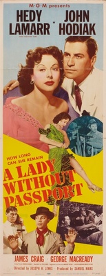 A Lady Without Passport movie poster (1950) tote bag