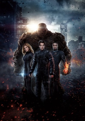 Fantastic Four movie poster (2015) wood print