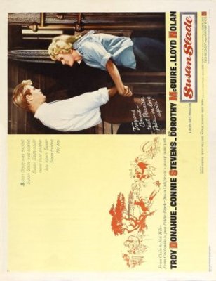 Susan Slade movie poster (1961) wooden framed poster