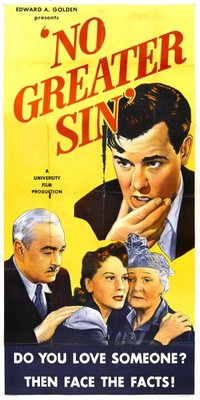 No Greater Sin movie poster (1941) t-shirt