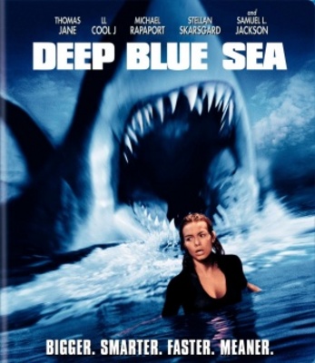 Deep Blue Sea movie poster (1999) Longsleeve T-shirt