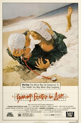 Young Doctors in Love movie poster (1982) wood print