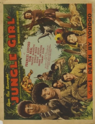 Jungle Girl movie poster (1941) canvas poster