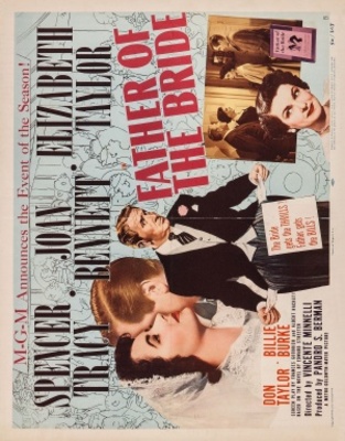 Father of the Bride movie poster (1950) poster
