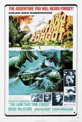 The Land That Time Forgot movie poster (1975) wood print