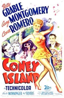 Coney Island movie poster (1943) canvas poster