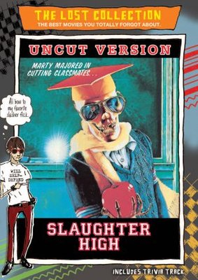 Slaughter High movie poster (1986) wooden framed poster