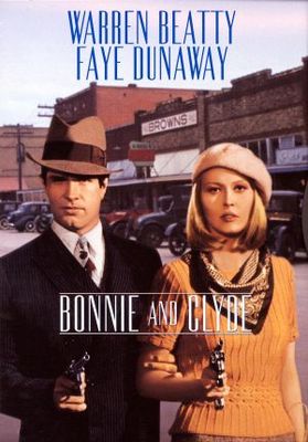 Bonnie and Clyde movie poster (1967) wood print