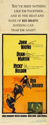 Rio Bravo movie poster (1959) wood print