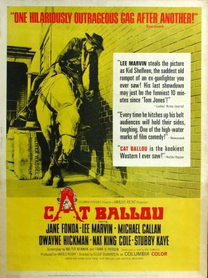 Cat Ballou movie poster (1965) tote bag