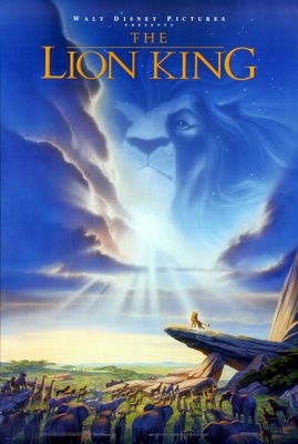 The Lion King movie poster (1994) wooden framed poster