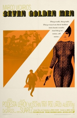 Sette uomini d'oro movie poster (1965) wooden framed poster