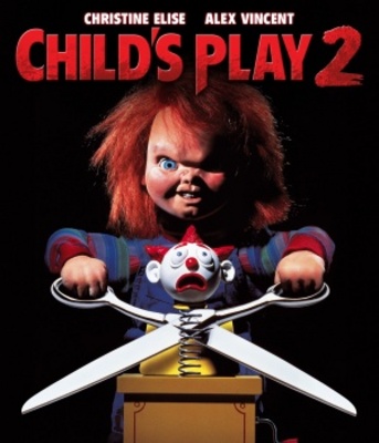 Child's Play 2 movie poster (1990) pillow