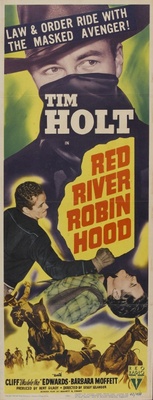 Red River Robin Hood movie poster (1942) wooden framed poster