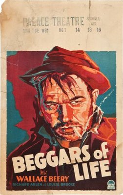 Beggars of Life movie poster (1928) wooden framed poster