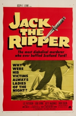 Jack the Ripper movie poster (1959) wooden framed poster