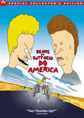Beavis and Butt-Head Do America movie poster (1996) poster with hanger