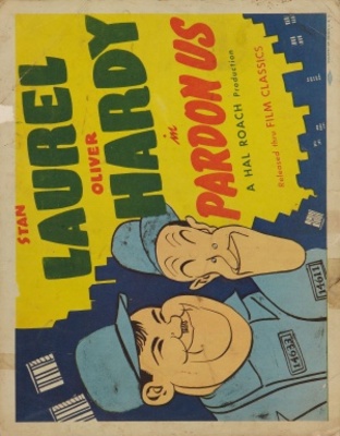 Pardon Us movie poster (1931) wood print