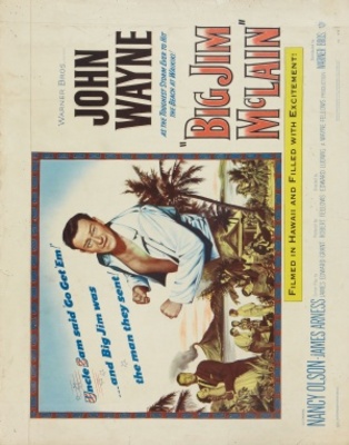 Big Jim McLain movie poster (1952) wooden framed poster