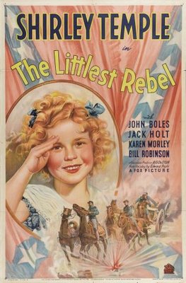 The Littlest Rebel movie poster (1935) wooden framed poster