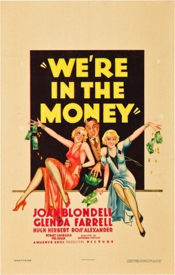 We're in the Money movie poster (1935) Stickers MOV_27bbe066