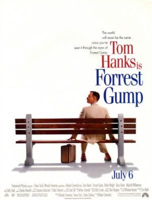 Forrest Gump movie poster (1994) Stickers MOV_27bf435e