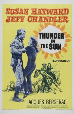 Thunder in the Sun movie poster (1959) wooden framed poster