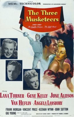 The Three Musketeers movie poster (1948) mug