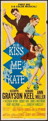 Kiss Me Kate movie poster (1953) wooden framed poster