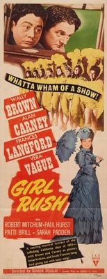 Girl Rush movie poster (1944) canvas poster