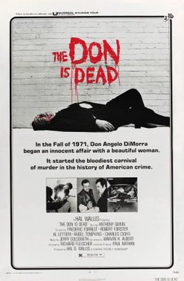 The Don Is Dead movie poster (1973) poster with hanger