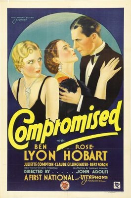 Compromised movie poster (1931) metal framed poster