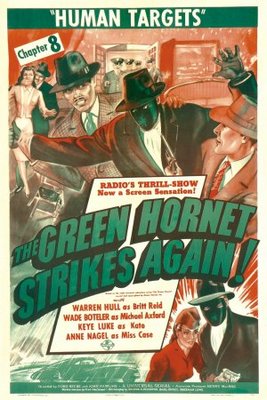 The Green Hornet Strikes Again! movie poster (1941) canvas poster