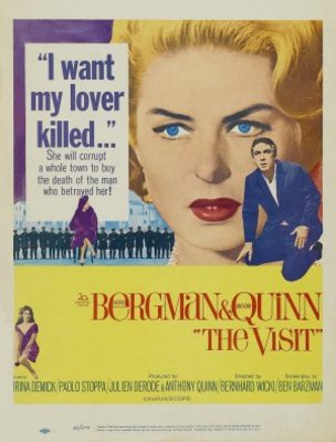 The Visit movie poster (1964) wooden framed poster
