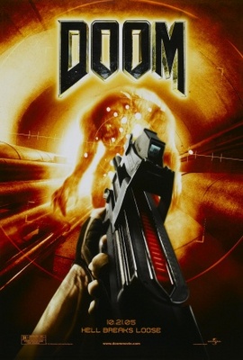 Doom movie poster (2005) t-shirt