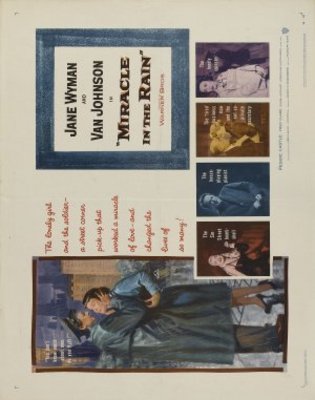 Miracle in the Rain movie poster (1956) canvas poster