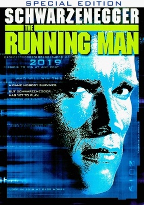 The Running Man movie poster (1987) poster with hanger