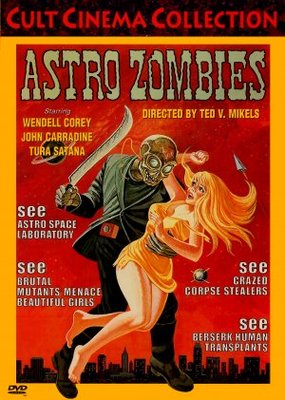 The Astro-Zombies movie poster (1969) wooden framed poster