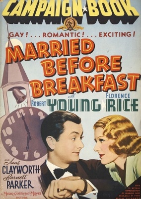 Married Before Breakfast movie poster (1937) pillow