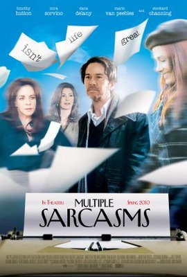Multiple Sarcasms movie poster (2010) pillow