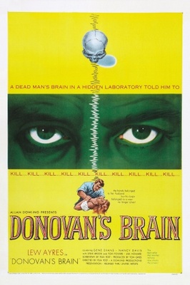 Donovan's Brain movie poster (1953) metal framed poster