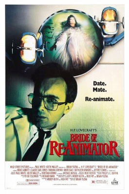 Bride of Re-Animator movie poster (1990) wooden framed poster