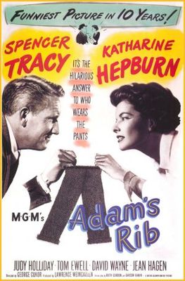 Adam's Rib movie poster (1949) metal framed poster