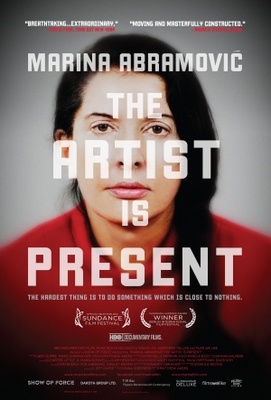 Marina Abramovic: The Artist Is Present movie poster (2012) Stickers MOV_28d521fb